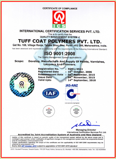  An ISO 9001 : 2008 Certified Company